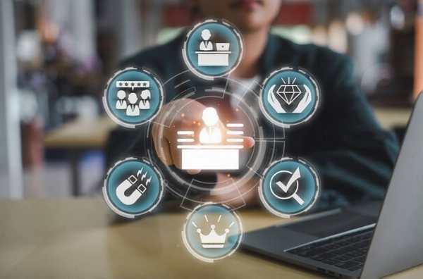 یک اینفوگرافیک از مراحل و روندتاثیر برندکارفرمایی